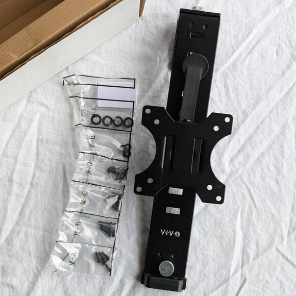 VIVO Single Monitor Cubicle mount home office computer screen holder MOUNT-CUB1 - Picture 13 of 14